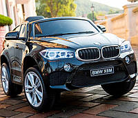 Детский электромобиль Bambi Джип BMW X6M (JJ2199EBLR) 2 мотора по 35W, 2аккум, MP3, USB Черный