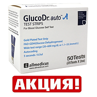 Тест полоски глюкодоктор GlucoDr ГлюкоДоктор 50шт. Срок 11.2024