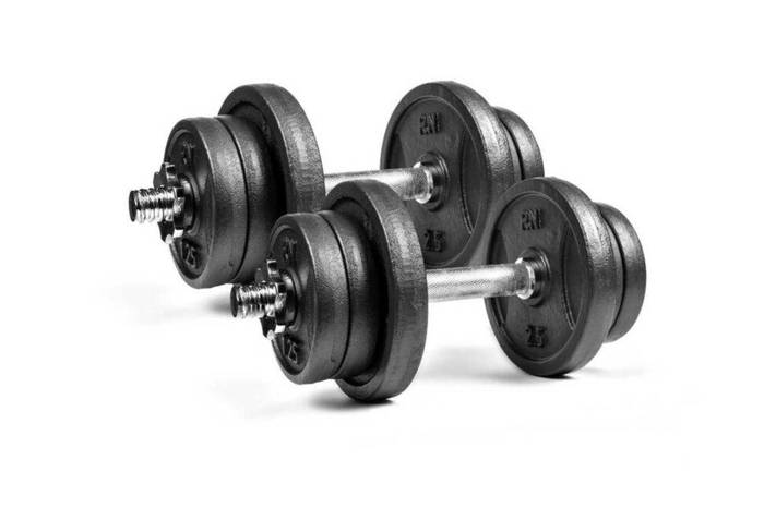 Купить Гантели чугунные наборные 2 по 11 кг Гантели, гири, штанги и ...