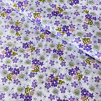Батист із дрібними фіолетовими квіточками