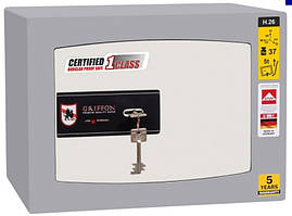 Сейф зламостійкий Griffon H.26.K (ВxШxГ:260x350x274), 1 клас, сейф проти зламу, сейф для грошей, сейф надійний