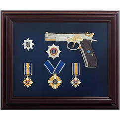 Подарунок сувенірний Пістолет Форт з нагородами