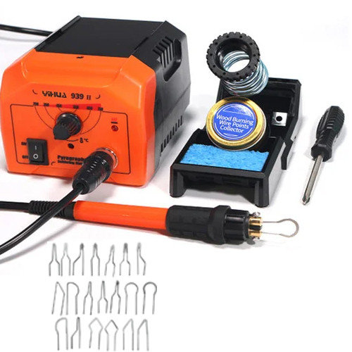 YIHUA 939-II Станція для випалювання, 25W, 250-750°C, 20шт насадок, пірограф