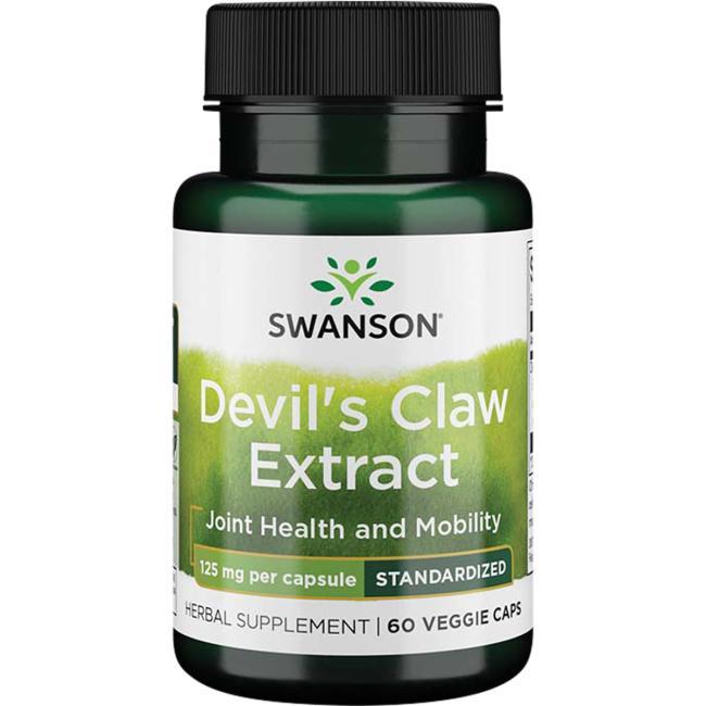 Екстракт диявольського кігтя, Devil's Claw Extract, Swanson, 125 мг, 60 капсул