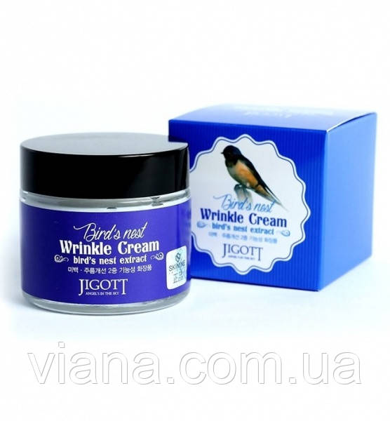 Крем для обличчя з екстрактом ластівчиного гнізда Jigott Bird'S Nest Wrinkle Cream 70 мл