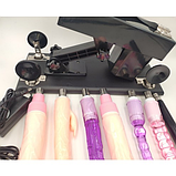 Секс машина з насадками 6 шт., машина для сексу з фалосами, інтимні іграшки для жінок (4), фото 6