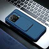 Захисний чохол Nillkin для Xiaomi Mi 11 Pro (CamShield Pro Case) Blue з захистом камери, фото 7