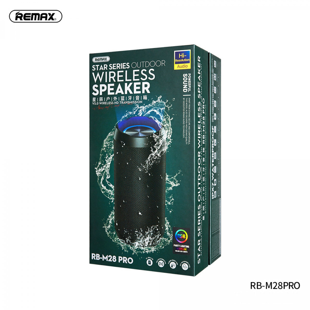 Портативна колонка Original Remax RB-M28 Pro Star Series Bluetooth 160x79x79 мм