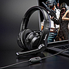 Ігрові геймерські навушники для ПК стерео накладні з мікрофоном HOCO Gaming W103 Чорні, фото 6