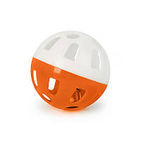 Игрушка мяч с колокольчиком для кошек Pipitao 012201 Orange D:3,8 см (IM 6758-23103)