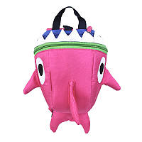 Дошкольный рюкзак Baby Shark Lesko 5815 Pink детский для девочек (IM 6826-23568)