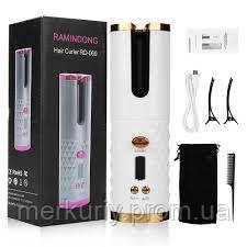Бездротовий стайлер для завивки і укладання волосся Ramindong Hair curler RD-060 | Автоматична USB плойка