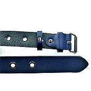 Жіночий шкіряний ремінь Weatro Темно-синій kkit-3zh-0005, фото 3