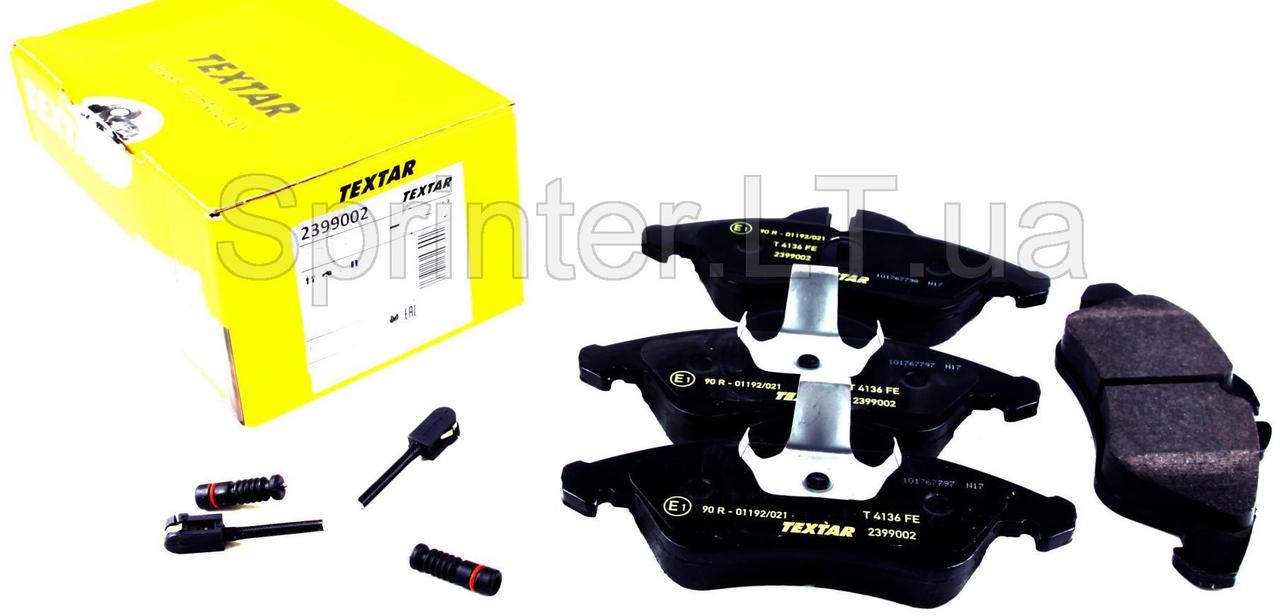 Колодки гальмівні передні MB Sprinter 208-316 96- Ate TEXTAR 2399002, фото 1