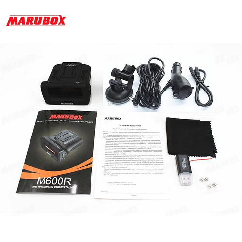 Купить Автомобильный видеорегистратор Marubox M600R радар-детектор, GPS ...