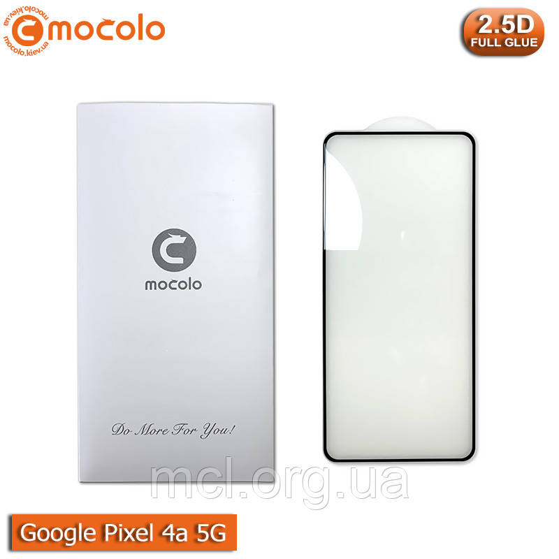 Захисне скло Mocolo Google Pixel 4a 5G (Black) - Full Glue