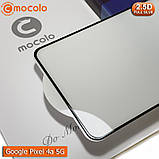 Захисне скло Mocolo Google Pixel 4a 5G (Black) - Full Glue, фото 3