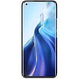 Захисний чохол Nillkin для Xiaomi Mi 11 Pro Super Frosted Shield Black Чорний, фото 2