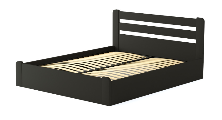 Ліжко дерев'яне з підйомним механізмом Малага ArtWood, колір венге 160x200