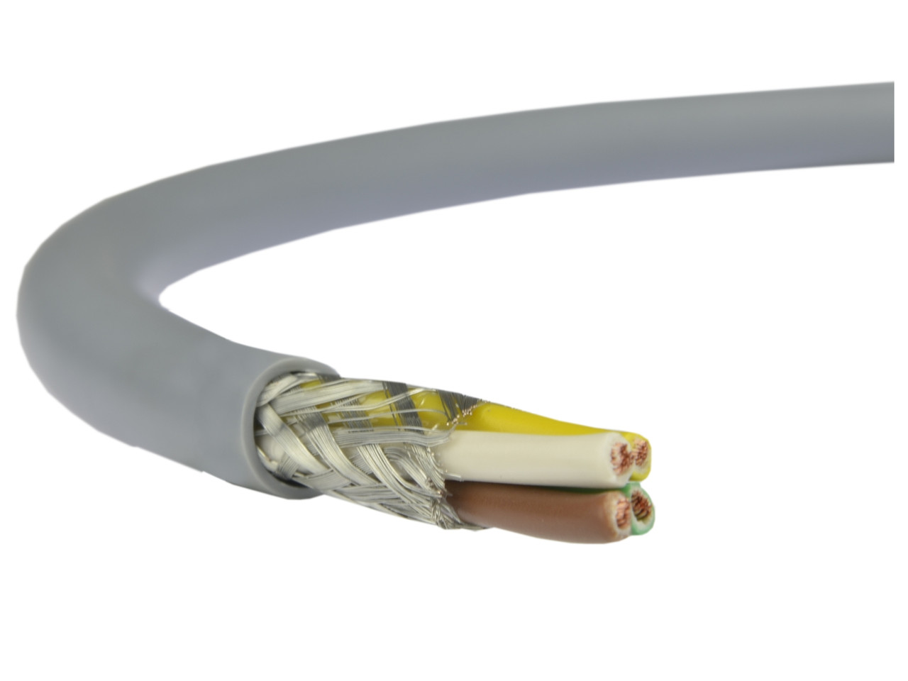 Кабель мідний екранований для передачі даних LiYCY 4х0,25 mm2 LY02504