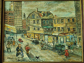 Картина Бруклін, 71 Бурлюк. серед.ХХ століття, фото 2