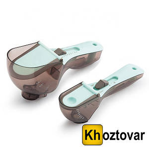 Регульовані пластикові мірні ложки Adjustable Measuring Spoon