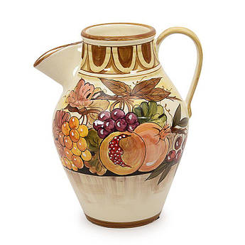 Керамічний глечик з оригінальною лійкою Frutta di Campo L´Antica Deruta
