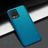 Захисний чохол Nillkin для Realme 8 / 8 Pro Super Frosted Shield Blue Синій, фото 7