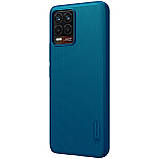 Захисний чохол Nillkin для Realme 8 / 8 Pro Super Frosted Shield Blue Синій, фото 4
