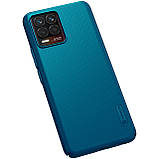 Захисний чохол Nillkin для Realme 8 / 8 Pro Super Frosted Shield Blue Синій, фото 6