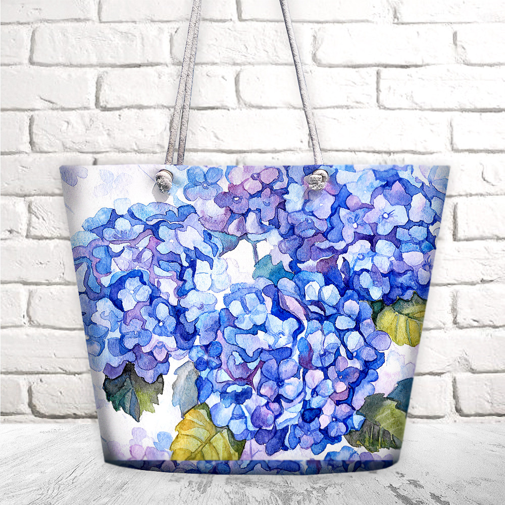 Сумка пляжна Malibu Гортензия 50х36х15 см (MAL_20J035), фото 1