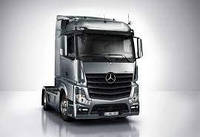 Mercedes Actros лобовое стекло в клей, триплекс