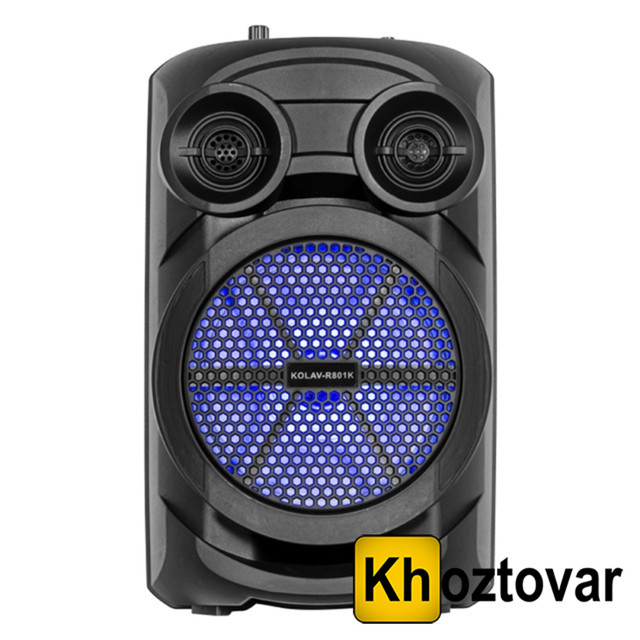 Портативна колонка KOLAV-R801K 8", фото 1