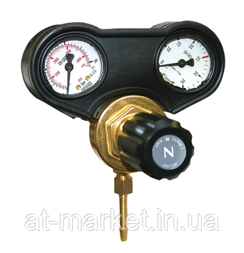 Редуктор із подвійним манометром 30л GYS 041219, фото 1