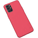 Захисний чохол Nillkin для OnePlus 9R Super Frosted Shield Red Червоний, фото 5