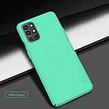 Захисний чохол Nillkin для OnePlus 9R Super Frosted Shield Mint Зелений, фото 7