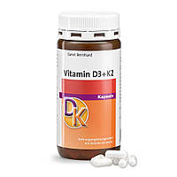 Sanct Bernhard - Витамин Д3 1000 МЕ + К2 100 мкг «Vitamin-D3 + K2», 180 капсул