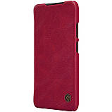 Захисний чохол-книжка Nillkin для Xiaomi Redmi Note 10 4G Qin leather case Red Червоний, фото 5