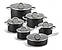 Набір каструль із неіржавкої сталі Edenberg EB-4053 12 предметів Набір кухонного посуду з товстим  індукційним дном, фото 2