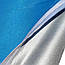 Парасолька пляжна садова із захистом від UV променів з похилим механізмом чохлом і підставкою блакитний 1,8 м, фото 6