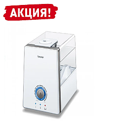 Зволожувач повітря ультразвуковий/очищувач парової LB 88 white Beurer мийка повітря для