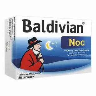 Pfizer Baldivian Noc 441,35 мг Екстракт валеріани для покращення сну , 30 таблеток