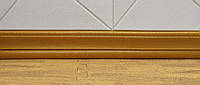 Плинтус настенный Плинтус настенный самоклеющейся 2350*80 мм гибкий багет золотой