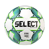 Мяч футбольный SELECT Match DB (FIFA Quality) + насос і сітка для м'ячів у подарунок