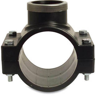 Хомут для врізання Unidelta 40x1" з кільцем (art.1026)