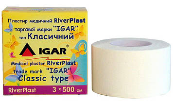Пластир в рулоні 3 см х 500 см IGAR
