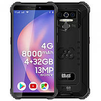 Противоударный телефон защищенный водонепроницаемый смартфон iHunt TITAN P8000 PRO2021 Black -4/32 Гб, 8000мАч