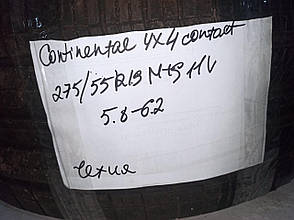 Б/у 275/55 R19 111V Летняя шина Continental Conti 4x4 Contact, фото 2