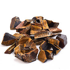 Натуральний камінь Тигрове око 3 шт (50 грам). Минирал Tiger eye 2.5 см, фото 2