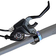 Моноблок Shimano ST-EF51-7 Altus 3x7. Велосипедні ручки перемикання швидкості Shimano ST-EF51-7 Altus, фото 3